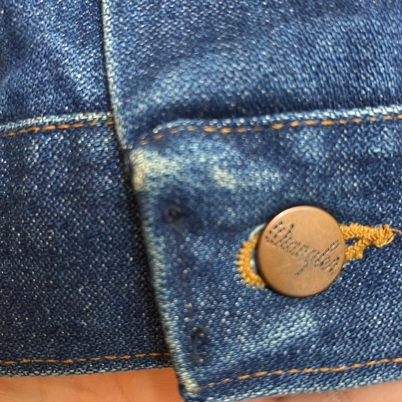 Wrangler | Vintage Western Denim Aztec Serape Concho Native American Jacket 42 - Picture 8 of 17